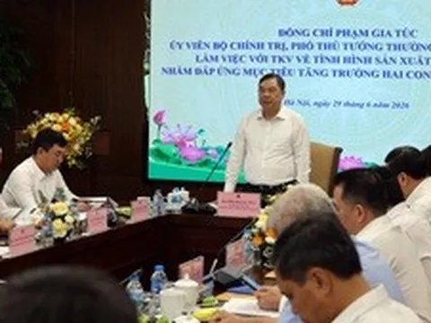 Phó Thủ tướng Thường trực Phạm Gia Túc làm việc với TKV về thúc đẩy tăng trưởng hai con số