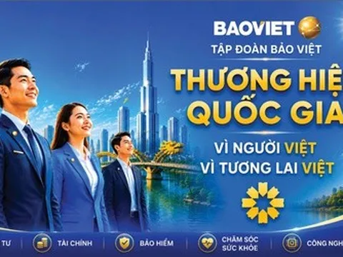 Bảo Việt đứng đầu Top 10 thương hiệu mạnh nhất Việt Nam năm 2026 do Brand Finance công bố