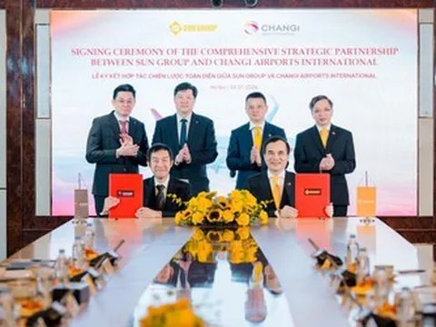 Sun Group và Changi Airports International mở rộng hợp tác chiến lược góp phần phát triển hạ tầng hàng không Việt Nam