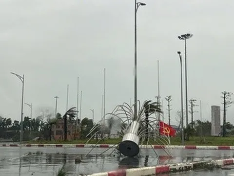 Bão số 1 khiến hàng trăm cây xanh gãy đổ, nhiều mái tôn bị thổi bay ở Móng Cái