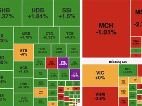 Lực cầu cuối phiên giúp VN-Index đảo chiều tăng, khối ngoại trở lại mua ròng