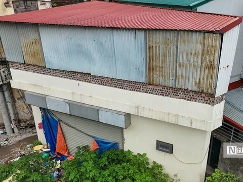 Xuất hiện loạt nhà siêu méo sau khi giải phóng mặt bằng dự án Vành đai 2,5