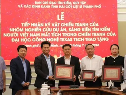 Thêm hy vọng đưa liệt sĩ trở về: Tp.HCM tiếp nhận hồ sơ chôn cất 21 liệt sĩ và nhiều tư liệu quý từ Hoa Kỳ