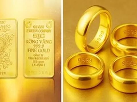 Giá vàng hôm nay (10/7): Vàng miếng SJC và nhẫn biến động bất ngờ, neo ở vùng giá cao