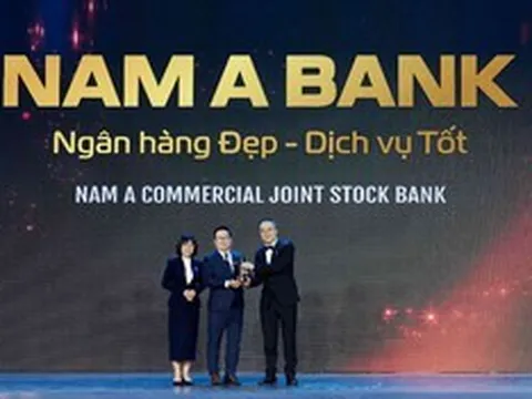 Nam A Bank lần thứ 6 liên tiếp nhận giải "Nơi làm việc tốt nhất Châu Á"