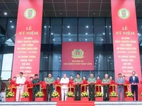Khánh thành Trung tâm Chỉ huy, điều hành, tác chiến xuất nhập cảnh