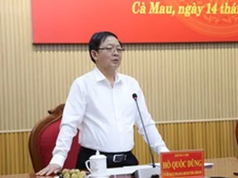 Cà Mau cần phát triển thành trung tâm kinh tế biển, năng lượng tái tạo và logistics của vùng và cả nước