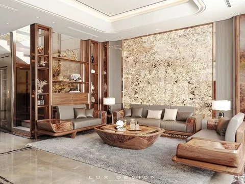 Gỗ óc chó và xu hướng Quiet Luxury trong thiết kế nội thất 2026