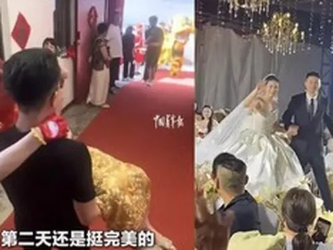 Cô dâu ngủ say quên luôn ngày cưới, chú rể không trách mà còn làm một điều bất ngờ