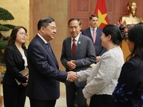 Phó Thủ tướng Thường trực Chính phủ Phạm Gia Túc làm việc với các doanh nghiệp Hoa Kỳ