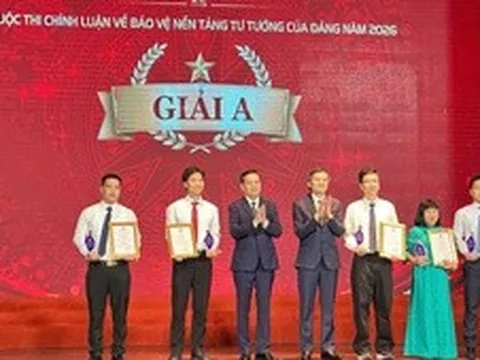 Đảng bộ các cơ quan Đảng Trung ương: Tôn vinh 34 tác phẩm đạt giải Cuộc thi chính luận bảo vệ nền tảng tư tưởng của Đảng