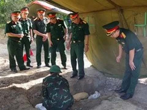Quảng Trị: Đã quy tập được 3 hài cốt liệt sĩ tại khu vực Câu Nhi