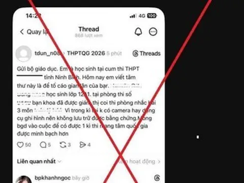 Công an Ninh Bình thông tin vụ "tố" gian lận thi tốt nghiệp THPT