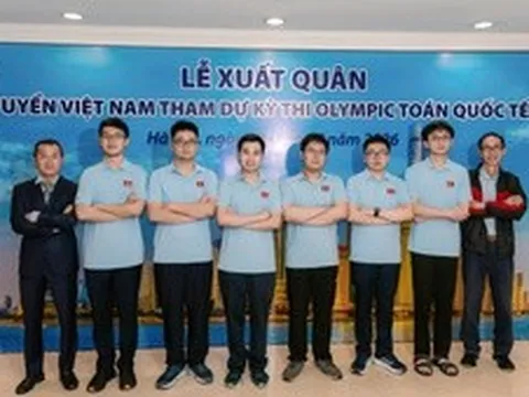 Việt Nam vươn lên xếp thứ 5 tại Olympic Toán quốc tế 2026