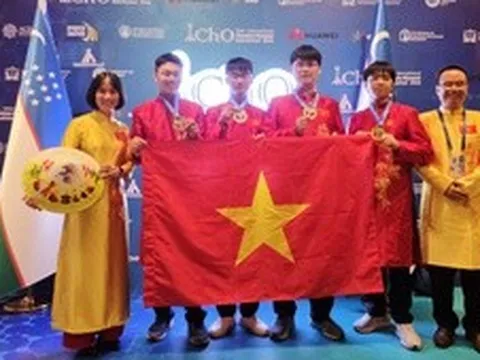 Học sinh Việt Nam giành 4 HCV Hóa học, 4 HCB Sinh học quốc tế