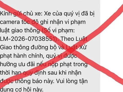 Cảnh báo thủ đoạn lừa đảo "phạt nguội" qua mạng