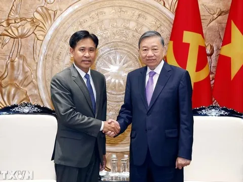Tổng Bí thư, Chủ tịch nước Tô Lâm tiếp Chánh án Toà án nhân dân tối cao Lào