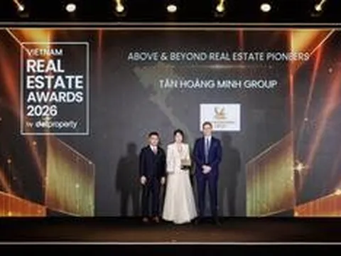 Tân Hoàng Minh thắng lớn tại Dot Property Vietnam Awards 2026