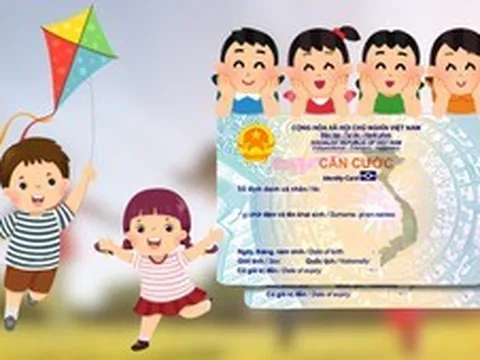 Từ 01/9/2026, trẻ dưới 6 tuổi được làm thẻ căn cước ngay trong quy trình khai sinh liên thông