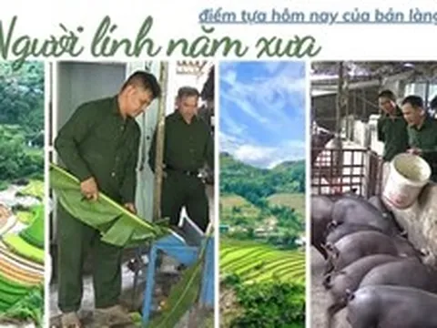 Người lính năm xưa, điểm tựa hôm nay của bản làng