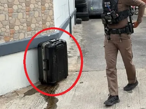 Thấy chiếc vali giữa đường, người dân mở ra thấy cảnh tượng "nổi da gà"