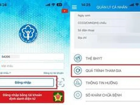 Theo dõi mức lương và thời gian đóng BHXH bằng ứng dụng VssID mới nhất