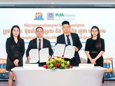 FUTA Express và VET hợp tác mở rộng kết nối logistics xuyên biên giới Việt Nam - Campuchia