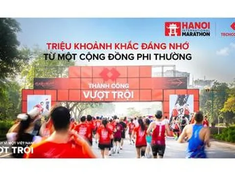 Giải Marathon Quốc tế Hà Nội Techcombank 2026: Giải chạy biểu tượng quốc gia, khẳng định tầm vóc khu vực