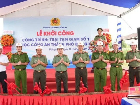 Công an Tp.Đồng Nai khởi công Trại Tạm giam 2.000 chỗ