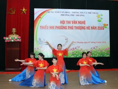 Phường Phú Thượng: Sôi nổi hội thi văn nghệ thiếu nhi hè năm 2026