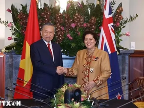 Tổng Bí thư, Chủ tịch nước Tô Lâm hội kiến Toàn quyền New Zealand