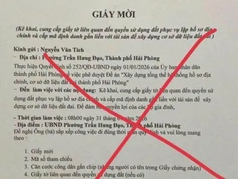 Công an cảnh báo thủ đoạn giả mạo “Giấy mời” về đất đai để lừa cài mã độc, chiếm đoạt tiền