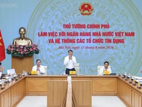 Kết luận của Thủ tướng Lê Minh Hưng tại Buổi làm việc với Ngân hàng Nhà nước Việt Nam và hệ thống các tổ chức tín dụng