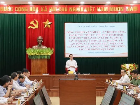 Chủ tịch UBND tỉnh Lâm Đồng yêu cầu lãnh đạo địa phương chịu trách nhiệm về giải ngân vốn