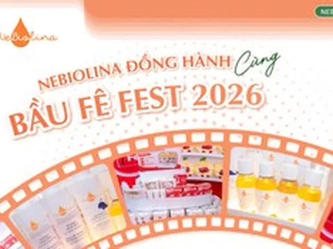 NeBiolina đồng hành cùng Bầu Fê Fest 2026 - Ngày hội dành riêng cho mẹ