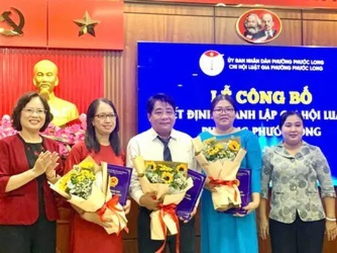 Tp.Hồ Chí Minh: Ra mắt Chi hội Luật gia phường Phước Long