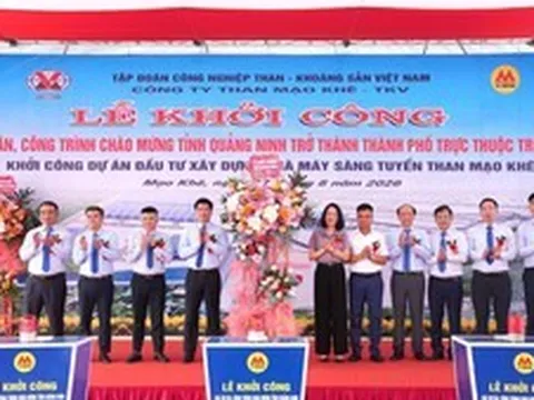 Khởi công Dự án Nhà máy sàng tuyển than Mạo Khê