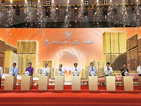 Hà Nội khởi công khu đô thị đa mục tiêu: Từng bước đưa sông Hồng thành trục cảnh quan sinh thái của Thủ đô
