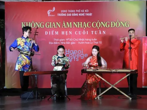 “Điểm hẹn cuối tuần” lan tỏa âm nhạc truyền thống giữa lòng Thủ đô