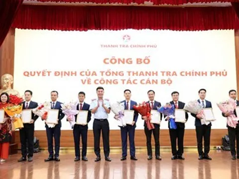 9 sĩ quan công an biệt phái về Thanh tra Chính phủ