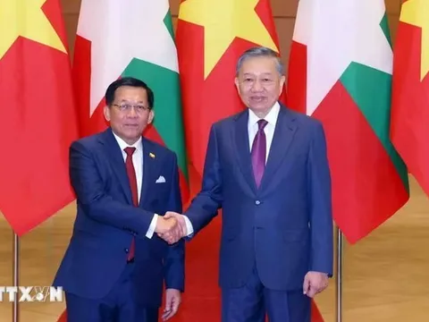 Tổng Bí thư, Chủ tịch nước Tô Lâm hội đàm với Tổng thống Myanmar Min Aung Hlaing
