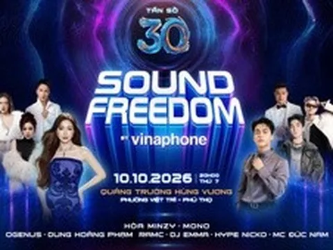 Sound Freedom by VinaPhone 2026 với sự góp mặt của nhiều nghệ sĩ được yêu thích