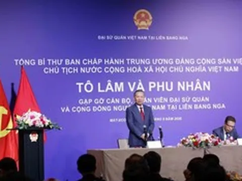 Tổng Bí thư, Chủ tịch nước mong doanh nhân người Việt tại Nga tiếp tục là hạt nhân thúc đẩy hợp tác hai nước