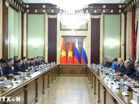 Tổng Bí thư, Chủ tịch nước Tô Lâm hội kiến Thủ tướng Nga Mikhail Mishustin
