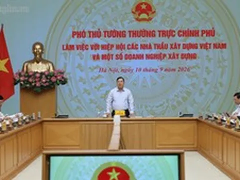 Phó Thủ tướng Thường trực Phạm Gia Túc yêu cầu xử lý thực chất các kiến nghị của doanh nghiệp xây dựng