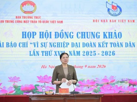 116 tác phẩm vào chung khảo Giải báo chí "Vì sự nghiệp Đại đoàn kết toàn dân tộc"