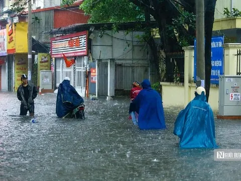 Áp thấp vào đất liền, có nơi mưa to "trắng trời" hơn 500mm