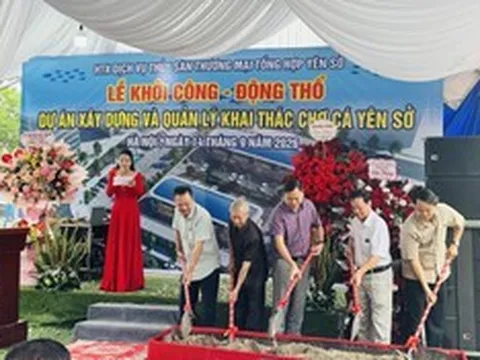 Khởi công dự án chợ cá lớn nhất Hà Nội