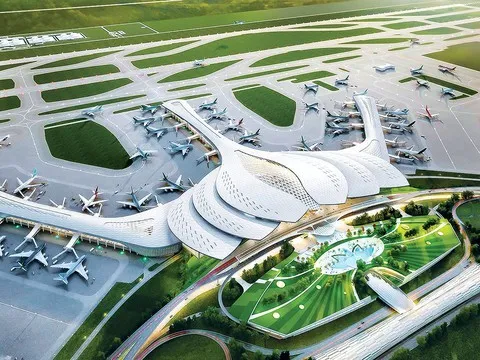 Sân bay Long Thành đang chậm tiến độ