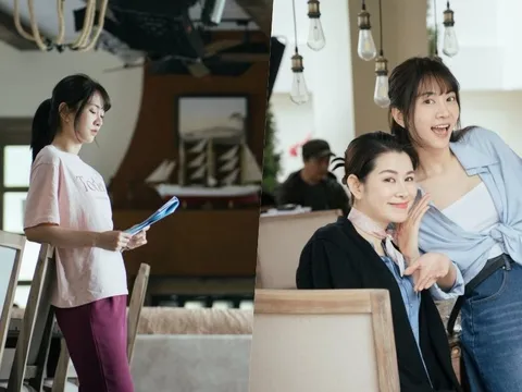 NSND Trung Anh động viên Lê Bống khi "diễn đơ"